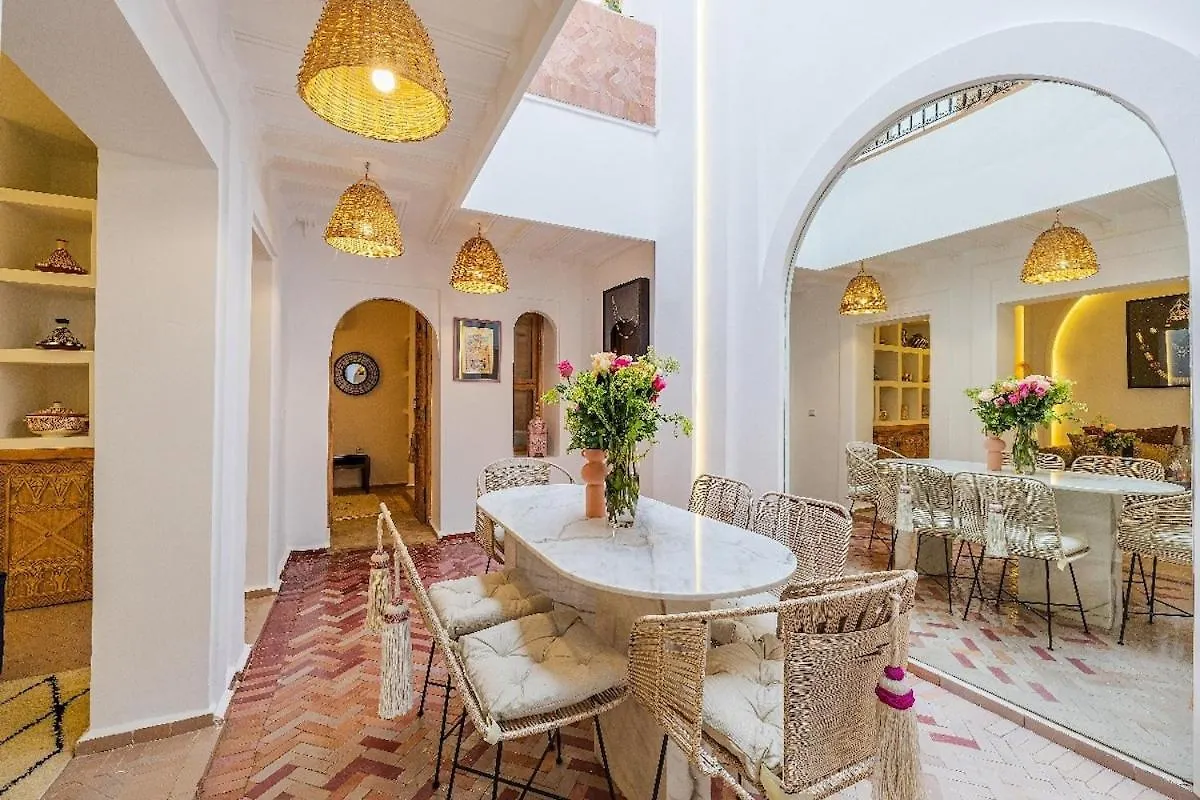 וילה מרקש Riad Rose Exclusive New Authentic Breakfast And Pool